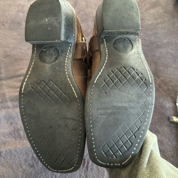 Women’s Frye Brown Leather Harness Boots - Picture 5 of 8